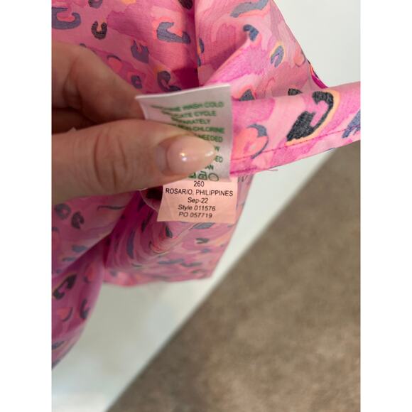 Lilly Pulitzer Women’s Dress Juney Elbow Sleeve Cotton Midi - Picture 7 of 7